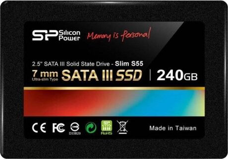 Silicon Power Disco SSD Interno 240GB SP240GBSS3S55S25 (240 GB - SATA - 50 MB/s)