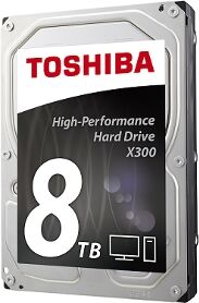 Toshiba Disco HDD Interno 3.5 8TB X300 BULK (8 TB - SATA - 7200 RPM)