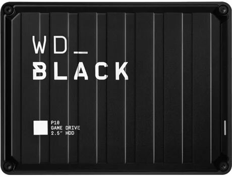 Western Digital Disco HDD Externo WD_Black P10 Game Drive 2TB (Preto - 2 TB - USB 3.2)