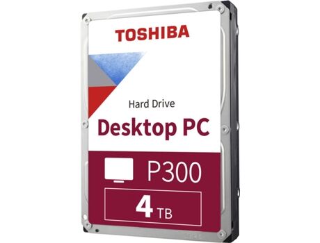 Toshiba Disco Interno HDD P300 (4 TB - SATA 6 Gb/s)
