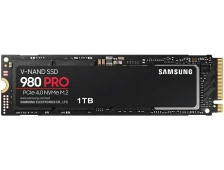 Samsung Disco SSD Interno 980 PRO (1 TB - PCI Express 4.0 - 7000 MB/s)