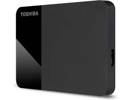 Toshiba Disco Externo HDD Canvio Ready (1 TB - Micro-USB B 3.2 Gen 1 - Preto)