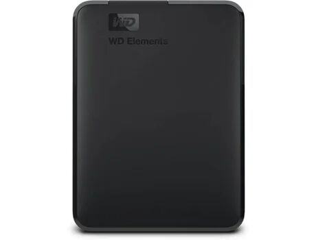 Western Digital Disco HDD Externo Elements Portable 5 TB (Preto - 5 TB - USB 3.0)