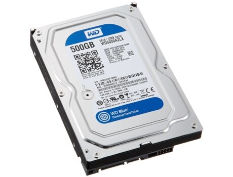 Western Digital Disco HDD Interno 500GB CAVIAR BLUE WD5000AZLX (500 GB - SATA - 7200 RPM)