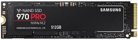 Samsung Disco SSD Interno SERIE 970 PRO M2 512GB (512 GB - PCI-Express - 3500 MB/s)