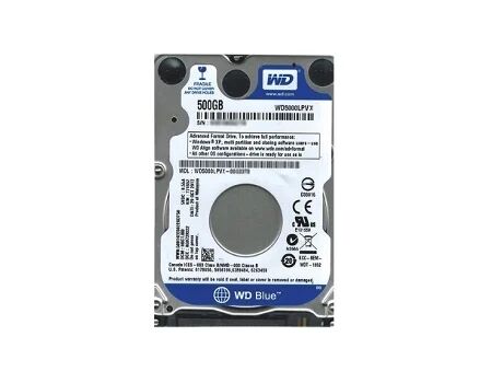 Western Digital Disco HDD Interno WD WD5000LPVX (500 GB - SATA - 5400 RPM)