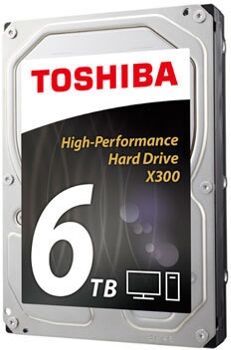 Toshiba Disco HDD Interno 3.5' 6TB X300 BULK (6 TB - SATA - 7200 RPM)