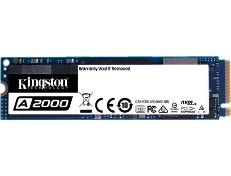 Kingston Disco SSD Interno A2000 (1 TB - PCI-Express - 2200 MB/s)