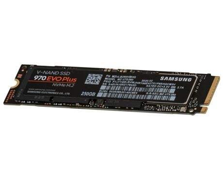 Samsung Disco SSD Interno 970 EVO Plus (250 GB - NVMe M.2 - 3.300 MB/s)