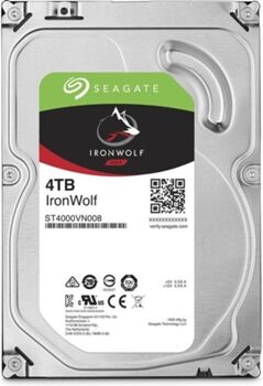 Seagate Disco HDD Interno IRONWOLF 4TB (4 TB - SATA - 5900 RPM)