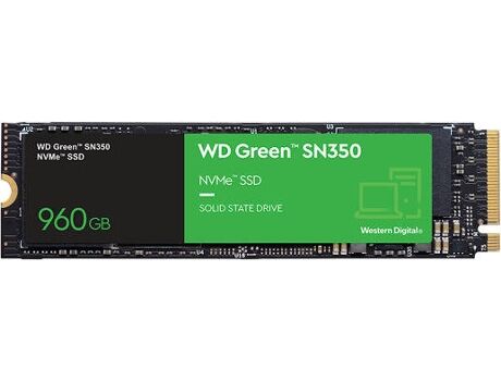 Epson Disco SSD Interno WESTERN DIGITAL Green SN350 (960GB - PCI Express 3.0 - 2400 MB/s)