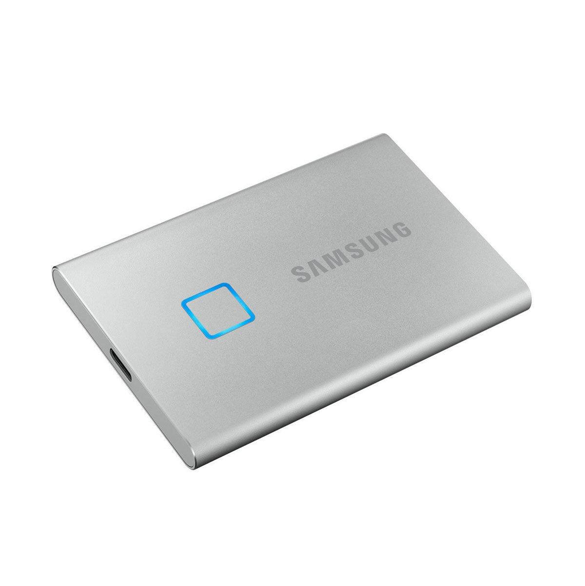Samsung T7 Touch Bärbar SSD, 1TB, USB-C (3.2 gen 2) - Silver
