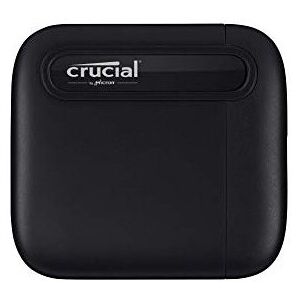 Crucial CT1000X6SSD9 X6 1 TB Portable SSD - Up to 540 MB/s - USB 3.2 - External