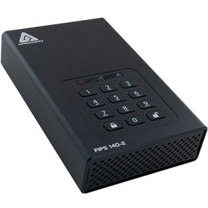 Apricorn Aegis Padlock DT 256-Bit AES-XTS Encryption External Hard Drive 6TB ADT3PL256F6000EM