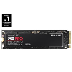 Samsung 980 PRO NVMe M.2 SSD 500GB in Black (MZ-V8P500BW)