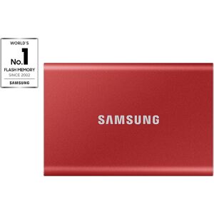 Samsung Portable 500GB SSD T7 USB 3.2 in Red (MU-PC500R/WW)