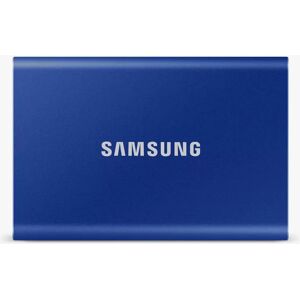 SAMSUNG T7 USB 3.2 Gen 2 Portable SSD Hard Drive, 1TB, Blue - Blue - Unisex