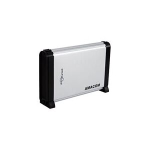 Amacom Encryp2disk - Hard drive - 400 GB - external - 3.5" - Hi-Speed USB - 7200 rpm - buffer: 8 MB