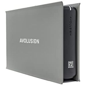 Avolusion PRO-5X 8TB USB 3.0 External Hard Drive for PC, Mac, Playstation & Xbox (Grey) - 2 Year Warranty