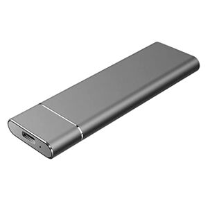 xnvdojt n/a SSD External Hard Drive USB 3.1 Type C 500GB 1TB 2TB Portable Solid State External Drive (Color : Gray, Size : 1TB)