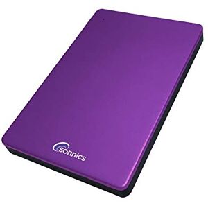 Sonnics 500GB Purple External Portable Hard drive type C USB 3.1 Compatible with Windows PC, Mac, Smart tv, XBOX ONE/Series X & PS4 /PS5