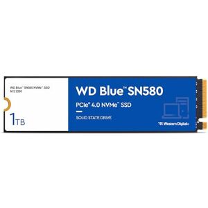 WD Blue SN580 1TB, M.2 2280, NVMe SSD, PCIe Gen3, up to 4150 MB/s read speeds, nCache 4.0, Includes Acronis True Image for Western Digital