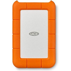 LaCie Rugged USB-C, 5TB, Portable External Hard Drive, Drop, Shock, Dust, Rain Resistant, for Mac & PC, 3 year Rescue Services (STFR5000800)