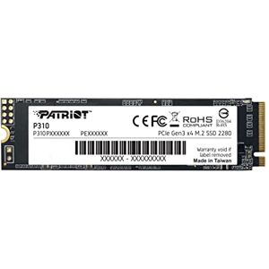 Patriot Memory Patriot P310 1.92TB Internal SSD - NVMe PCIe M.2 Gen3 x 4 - Low-Power Consumption Solid State Drive - P310P192TM28