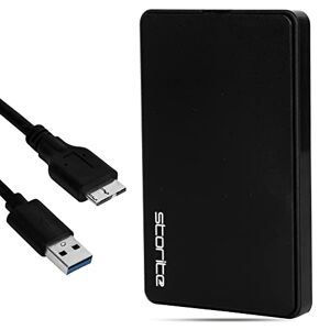 Storite External Hard Drive 100GB HDD USB3.0 Ultrafast Slim Data Backup Storage Expansion - Portable Hard Drive Compatible for Mac, Laptop, PC, Xbox, Xbox one, PS4 (Black)