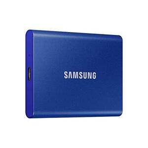 SAMSUNG T7 Portable SSD - 1 TB - USB 3.2 Gen.2 External SSD Indigo Blue (MU-PC1T0H/WW)
