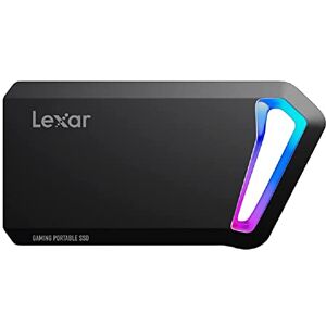 Lexar SL660 BLAZE Gaming Portable SSD 512GB, External SSD USB 3.2 Gen 2x2, Solid State Drive with RGB LEDs, Up to 2000MB/s Read, 1900MB/s Write, USB Type-C (LSL660X512G-RNNNG)