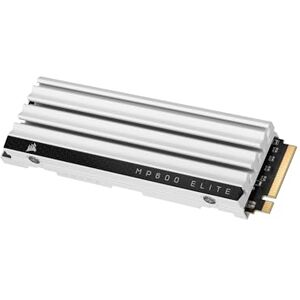 Corsair MP600 ELITE 1TB M.2 PCIe Gen4 x4 NVMe SSD – Optimised for PS5 – Included Heatsink – M.2 2280 – Up to 7,000MB/sec Sequential Read – High-Density 3D TLC NAND – White