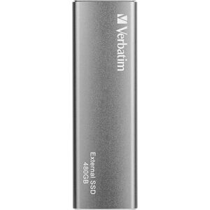 Verbatim Vx500 SSD - 480 GB - Space grey - 29 g - External SSD - USB 3.0 SSD - Lightweight SSD External - for Windows & Mac OS X - Portable Drive - USB-C - High-speed Flash-drive