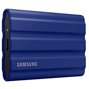 SAMSUNG T7 Shield Portable SSD 2 TB - USB 3.2 Gen.2 External SSD Blue (MU-PE2T0R/EU)