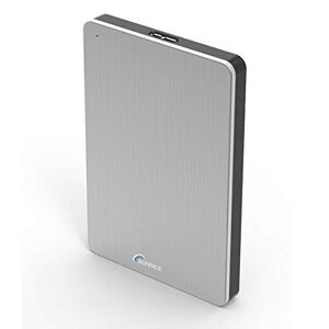 Sonnics 500GB Silver External Portable Hard drive USB 3.0 super fast transfer speed for use with Windows PC, Apple Mac, Smart tv, XBOX ONE & PS4