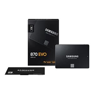 SAMSUNG SSD 870 EVO, 1 TB, Form Factor 2.5 and rdquo;, Intelligent Turbo Write, Magician 6 Software, Black (Internal SSD)