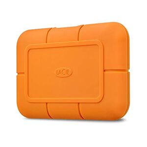 LaCie Rugged SSD 1TB, External SSD, USB-C, Thunderbolt 3, Extreme water and 3m drop resistance, Mac, PC, 5 year Rescue Services (STHR1000800)