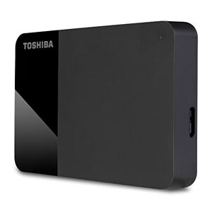 Toshiba 4TB Canvio Ready – 2.5 inch Portable External Hard Drive with SuperSpeed USB 3.2 Gen 1, Compatible with Microsoft Windows 7, 8 and 10, Black (HDTP340EK3CA)