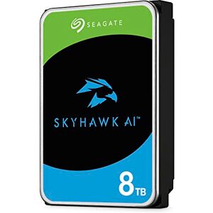 Seagate SkyHawk AI Internal Surveillance Hard Drive HDD 8TB 3.5" SATA 6Gb/s 256MB Cache DVR/NVR Security Camera System Rescue Services Model No.:ST8000VE001