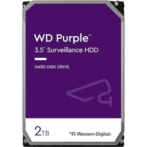 WD Purple 2TB Surveillance 3.5" Internal Hard Drive, AllFrame Technology, 180BT/yr, 64MB Cache, 3 Year Warranty