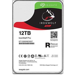 Seagate IronWolf Pro 12TB NAS Internal Hard Drive HDD – 3.5 Inch SATA 6Gb/s 7200 RPM 256MB Cache for RAID Network Attached Storage, Data Recovery Rescue Service (ST12000NE0007)