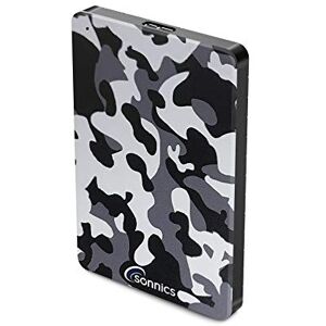 Sonnics 1TB Grey Camo External Portable Hard drive USB 3.0 super fast transfer speed for use with Windows PC, Apple Mac, Smart tv, XBOX ONE & PS4 Special Edition