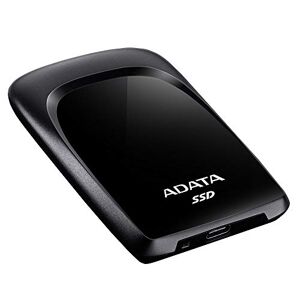 ADATA SC680-960GB External Solid State Drive with USB 3.2 Gen.2 Type-C, 2.5 Inch, Black, ASC680-960GU32G2-CBK