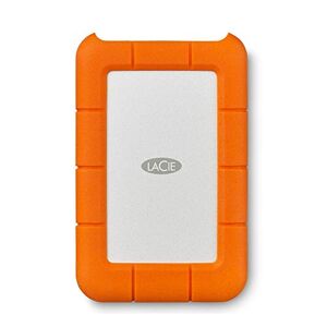 LaCie Rugged Mini, 5TB, 2.5", Portable External Hard Drive, for PC and Mac, Shock, Drop and Pressure Resistant, 2 year Rescue Services (STJJ5000400)