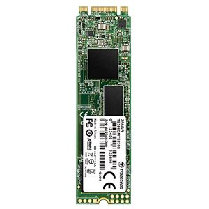 Transcend MTS830S 256 GB M.2 2280 SATA III 6 Gb/s Internal Solid State Drive (SSD) 3D TLC NAND with DRAM Cache (TS256GMTS830S)