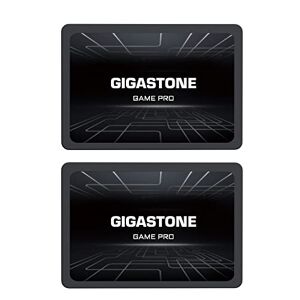 Gigastone Game Pro SSD 256GB 2-Pack 2.5 inch Internal Solid State Drive, 3D NAND SATA III 6Gb/s Read up to 510MB/s. 2.5" SSD Compatible with PS4, PC, Laptop and Desktop