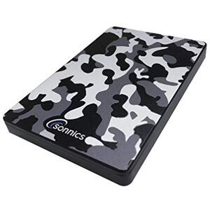 Sonnics 500GB Grey Camo External Portable Hard drive type C USB 3.1 Compatible with Windows PC, Mac, Smart tv, XBOX ONE/Series X & PS4 /PS5