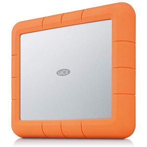 LaCie Rugged RAID Shuttle 8TB External Hard Drive Portable HDD - USB-C USB 3.0 compatible, Drop Shock Dust Water Resistant, for Mac and PC Computer Desktop Laptop, 1 Mo Adobe CC (STHT8000800)