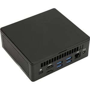 Shanrya Mini PC, 2.4G 5G WiFi Dual Band 512GB NVMe SSD Mini Laptop for Work (UK Plug)