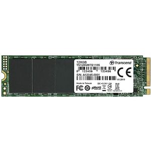 Transcend MTE110S 128 GB NVMe PCIe Gen3 x4 M.2 2280 Internal Solid State Drive (SSD) 3D TLC NAND (TS128GMTE110S)